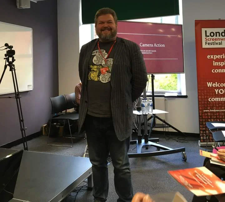 Bob Schultz at the London Screenwriters' Festival